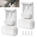 2 Pcs Garage Door Mount Bracket Compatible with A-qara Door and Window Sensor, More Protection for Your Garage Door, Garage Door Security Accessory-Quick Installation
