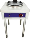 10"Commercial Gas Stove Burner with Flame Failure Protection, 45,000 BTU High-Pressure LPG Single Burner Cast Iron Wok Stove, Open Style for Restaurant Kitchen