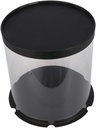 Plastic Cake Box Double-layer Round Packaging for Desserts Transparent Organizer for Home Shops and Parties Black for Cakes Cookies and Pastries