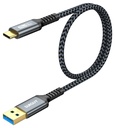 SUNGUY 10Gbps Android Auto USB C Cable, 1.5FT 3A USB 3.1 Gen 2 Fast Charge & Data Transfer USB C CarPlay Cable, Compatible with iPhone 15/15 Pro Max, Samsung T7, Galaxy S23 S22 Ultra Note 20, SSD