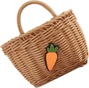 Onion Garlic Storage Basket Rustic Woven Basket Wall Hanging Kitchen Vegetable Organizer Vintage Style