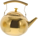 BESTOYARD Stainless Steel Tea Kettle with Strainer Capacity Boiling Teapot for Induction Electric Gas Stoves Elegant Design for Quick Hot Beverages Kitchen Accessory