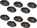 LC LICTOP Zinc Alloy Knobs Bronze Drawer Pulls Oval Door Knobs Kitchen Cabinet Hardware 10pcs