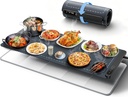 XXL 36"x16" Extra Large Warming Mat for Food (Insulated Mat Included), Food Warming Mat with 6 Temperature Settings and 6 Hour Timer, Electric Warming Trays for Buffets Party, Home Use