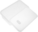 KICHOUSE Large Capacity Sealed Bread Storage Box Reusable Plastic Bread Container Lid for Fridge Organization Kitchen Use