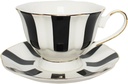 Luxshiny 1set Elegant Retro European Dot Coffee Cup Set Saucer for Tea Latte and Hot Beverages for Afternoon Tea Family Gatherings