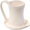 Ceramic Bacon Cooker Cup Microwave Kitchen Gadget Oven Safe Less Grease Save