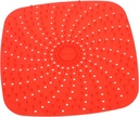 Round Non-Stick Silicone Air Fryer Liner Reusable Steamer Pad Food-Grade Material Compatible Air Fryers and Steamers for Baking and Frying