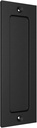 7" Sliding Barn Door Handle - Flush Pull Handle for Sliding Doors Cabinets Closet and Drawers - Black