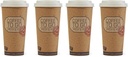 Life Story Corky Cup 16 Ounce Reusable Insulated Travel Coffee or Tea Mug with Spill Proof Lids and Cool to the Touch Exterior, (4 Pack)