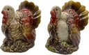 Salt and Pepper Shakers, 2-Piece Set | Spice Dispenser Storage Canisters (Turkey)