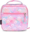 JanSport Lunch Break Insulated Cooler Bag - Leakproof Picnic Tote, Neon Daisy