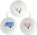 Japanese Ceramic Sake Cup, Heat-Activated Cherry Blossom Design, Ideal for Tea Or Sake