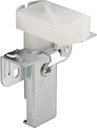 Prime-Line N 7072 Mirrored Door Top Guide, Plastic Guide, Adjustable (2 Pack) , White