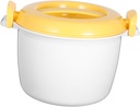 STOBAZA Microwave Rice Cooker Multi-functional Food Container for Pasta and Vegetable Cooking High Temperature Resistant Compact for Home Use