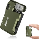 WUBEN G5 Rechargeable EDC Flashlight, Powerful RGB Flashights, 400 Lumens Portable Flat Mini Flashlights, IP68 Waterproof Multi-Mode Magnetic Small Keychain Flashlight for Camping, Emergency (Green)