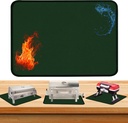 Green 24x31 Inchs Heat Resistant Mat for Outdoor Grill Table,Fireproof Under Blackstone Griddle BBQ Mat,Air Fryer Mat,Indoor Fireplace Mat, Protect Your Table and Outdoor Grill Table（0.04in Thickness）