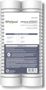 Whirlpool 10" x 2.5" Whole Home Standard Capacity Sediment Filters WHKF-GD05, 5 Micron, 6-Month Filter Life, Reduces Sediment, Sand, Soil, Silt & Rust, for standard filter housings, 2-Pack