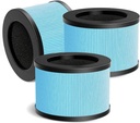 3 Pack MK01 TZ-K1 Air Filter Replacement Compatible with Aroeve MK01 MK06 Air Puri-fier, with ToLife TZ-K1, with Fre Aire KN6391, HAP601, MJ001H, DH-JH01 Air Puri-fier, 4-in-1 Premium Filter