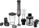 BLACK+DECKER Kitchen Wand Cordless Immersion Blender, 4 in 1 Multi Tool Set, Hand Blender with Charging Dock, Grey (BCKM1014K01)