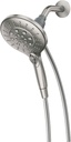 Moen 26112SRN Engage Spot Resist Brushed Nickel Six-Function Removable Handheld Showerhead with Magnetic Docking System, 5.5-Inch