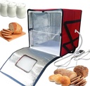 Sourdough Bread Fermentation Machine with Heater | Reusable Starter Jar | Complete Dough Proofer & Baking Tools Kit(Size:Medium,Color:Red)