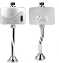 Fdit Automatic Urinal Flush Valve Urinal Accessories Urinal Flushing Kit for Bathroom Home Hotel Toilet(Surface Pipe)