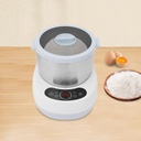 Electric Dough Maker with Ferment Function 5L Dough Mixer with Weighing Function 304 Stainless Steel Bowl Microcomputer Timing Face up Touch Panel Flour Kneading Machine for Pizza Bread