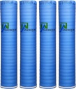 AMERIQUE 800SQFT 4TH Generation Blue 2MM Thick Flooring Underlayment Padding 3-in-1 Heavy Duty Foam with Tape & Vapor Barrier