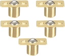 uxcell Door Cabinet Closet Drawer 9.5mm Shaft Dia Brass Ball Catch Latch Catcher 5 Sets