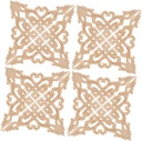 DOITOOL 16pcs Corner Onlays Decorative Wood Appliques for Cabinets Doors and Furniture Easy to Paint and Install for Home Decor and Remodeling