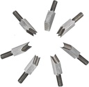 Chamfer Planer Cutter Heads Woodworking Edge Corner Plane Hand Chamfering Plane 7PCS Chamfering Knife