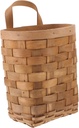 Woven Storage Basket Natural Hanging Organizer for Kitchen Bathroom Bedroom Versatile Wall Hanging Bins for Cosmetics Toys Essentials Nordic Style