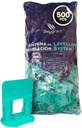 Peygran Tile Leveling System 1/8 (3MM): 500 Clips. Lippage Free Tile and Stone Installation for PRO and DIY. The Most Precise and Reliable Tile Leveling Clips on The Market.