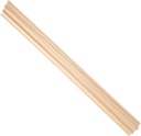 Didiseaon Wooden Window Molding Decor 10 Pcs Wooden Window Trim Molding Strip Decor En 8mm Triangle 50cm Long Safe Practical