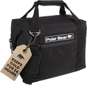 Polar Bear Coolers - Original Nylon Soft Cooler Bag - Insulated Leak Proof Beach Cooler Bag, Small Thermal Bags for Travel - Heavy Duty & Portable - Sweat Proof Picnic Carrier