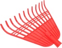GALPADA Plastic Rake Head with Teeth Durable Lightweight Leaf Pickup Rake for Garden Lawn Patio Backyard Gardening Hand Tool for Efficient Debris Removal and Weeding
