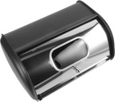 BESTYASH Stainless Steel Bread Box with Display Lid Multi Function Bread Container for Kitchen Counter Airtight Storage Kitchen Cutlery Design