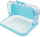 PRETYZOOM Multi-purpose Storage Box Air Tight Bread Box Cooler Compact Drying Container Kitchen Nursery Organizer