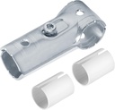 20 Sets T Pipe Clamp Connector, Tee Clamps Fits OD 1.000" Round Tube and 3/4" EMT Conduit