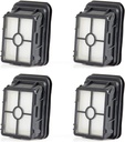 4 Pack 1866 Replacement Filters Compatible with Bissell Crosswave 1785 3888A 2551 & Crosswave Pet Pro 2306 & 2554 2596 CrossWave Cordless Max & Crosswave HydroSteam 35151 3518 Wet Dry Vacuum Cleaner