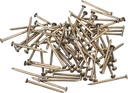 uxcell 280Pcs Small Tiny Nails 1.2x20mm(DxL) Tiny Brass Nails Hardware Round Head Brass Nail for Wooden DIY Projects Decorative Boxes Household, Bronze Tone
