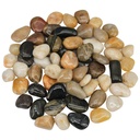River Rocks, Decorative Ornamental Pebbles,Garden Landscaping Stones,Gravel Filler for Home Decoration Flower Bed Fish Tank Plants Vases Succulents