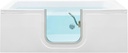 Ella Laydown 30x60 Hydro Massage Walk in Bathtub Left Drain