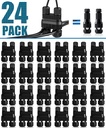 SUNVIE Fastlock2 Low Voltage Wire Connector Landscape Lighting Connectors 12-18 Gauge Waterproof Low Voltage Connectors Outdoor Landscape Wire Connector for Garden Yard Path Lights, 24 Pack
