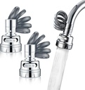 2 Packs Bathroom Faucet Extender Sprayer Attachment, Kitchen 360° Rotatable Sink Aerator, Sink Sprayer of 21mm (1/2" -14T) NPT male thread diameter