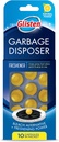 Glisten Garbage Disposer Freshener, Sink Disposal Odor Eliminator, Quick and Easy-to-Use, Lemon Scent, 10 Capsules