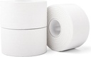 (3 Pack) White Athletic Sports Tape, Very Strong Easy Tear No Sticky Residue Tape for Athlete & Sport Trainers & First Aid Injury Wrap,Suitable for Bats,Tennis,Gymnastics & Boxing（1.5in X 35ft）