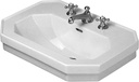 Duravit 0438600000 1930 Series Sink with Faucet Hole and Overflow White