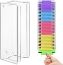 Yesland Magnetic Acrylic Can Cooler Holder, 12" Beer Can Sleeves Storage Organizer, Wall Mounted Can Cooler Dispenser, Gifts for Beer Lovers